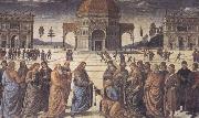 Sandro Botticelli, Pietro Perugino,Consigning the Keys